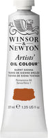 Winsor & Newton Artists' Oil Color, 37ml (1.25 oz) Tube, Burnt Sienna...