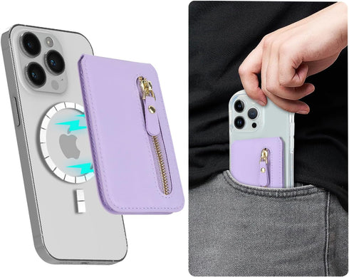 Cavor for Magsafe Wallet,for Apple Magsafe Wallet with Adjustable Stand?Magnetic Wallet for iPhone 14 Pro Max/14 Pro/15/14 Plus/13/12,Magsafe Card...