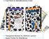 Slim Zipper Credit Card Holder with Keychain Wristlet Small RFID Leather Wallet with ID Window for Women,Cow...