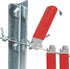 T-Post Clip Tool: Fence Wire Twisting and Fencing Tool with Red Rubber-Coated Handle - Easy to Use and Time-Saving (2 pcs)...