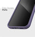 ENCASED Phantom Wallet Case Compatible with iPhone 12 Pro Max Protective Cover with Card Holder Slot (3 Credit Cards Capacity) Purple...