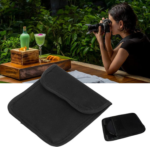 Filter Case, 1 Pocket Camera Lens Filter Carrying Case Nylon Waterproof Storage Bag,for Filters Up to 82mm......