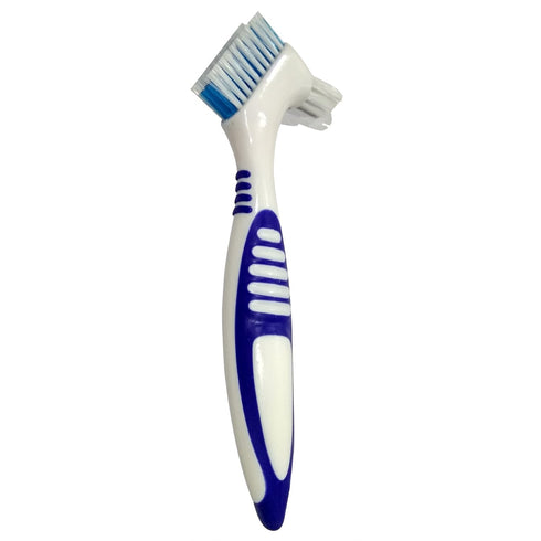 Gus Craft 2-Pack Denture Cleaning Brush Set- Premium Hygiene Denture Cleaner Set For Denture Care- Top Denture Cleanser Tool w/Multi-Layered Brist...