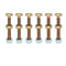 6-Pack 1501216MA Shear Pin Bolt Kits Compatible with Murray AYP Craftsman 1501216 9524MA 301172 722130 301172MA Snow Throwers Snowblower...