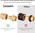 3/4 Inch Garden Hose Fitting Quick Connector Male and Female Set (4 Sets)...
