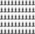 Kalolary 50 Pairs Misting Drippers Head, Atomizing Sprinkler with Tee Joints Adjustable Equipment Tool Micro Sprinkler Shrub for Flower Bed Patio,...