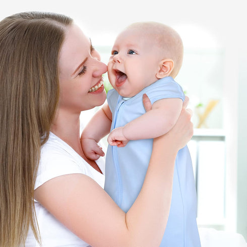 Yoofoss Baby Sleep Sack 3-6 Months 100% Cotton 0.5 TOG Baby Sleeping Bag 2-Way Zipper Toddler Wearable Blankets 3 Pack Breathable Lightweight (Sma...