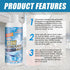 2 PCS Stone Crystal Plating Agent, Nano Stone Crystal Plating Agen, Marble Cleaner Stain Remover...