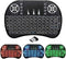 2.4G Mini Wireless Keyboard with Touchpad Mouse, Upgraded Multi Backlit, Portable Wireless Keyboard with USB Receiver Remote Control for Android S...