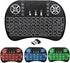 2.4G Mini Wireless Keyboard with Touchpad Mouse, Upgraded Multi Backlit, Portable Wireless Keyboard with USB Receiver Remote Control for Android S...