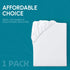 White Classic Fitted Hospital Bed Sheets, Cotton Fitted Sheet with 200 Thread Count, Soft Standard Sheets for Hospital Bed Size: 36" x 80" x 9"...
