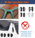 Eyeglass Repair Kit with 220PCS Nose Pads, 6PCS Precision Screwdriver Set, 100 Screws & Tweezers - Professional Glasses Repair Tools for Eyeglasse...