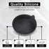 SINGARO Car Cup Holder, 4-Pack Silicone Car Coasters, Universal Non-Slip Recessed Car Interior Accessories (Flower Black)...