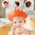 Baby Shower Cap Shield Bathing Cap Safe Silicone Protection Bath Cap Crown Shower Cap for Protector Head Eye Ear Shampoo Caps Visor Hat for Toddle...