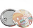 BEAMNOVA 100 Sets of Metal Button Supplies Blanks 37mm / 1.46 in (Approx. 1-1/2 inch) for Button Pin Maker Machine, Matte-Back Metallic Round DIY ...