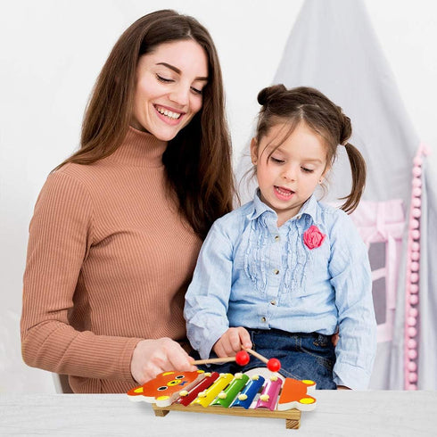 ArtCreativity Teddy Bear Xylophone, 1PC, Fun Musical Instruments for Kids, Colorful Xylophone Music Toy with 2 Sticks, Development Learning Toys f...