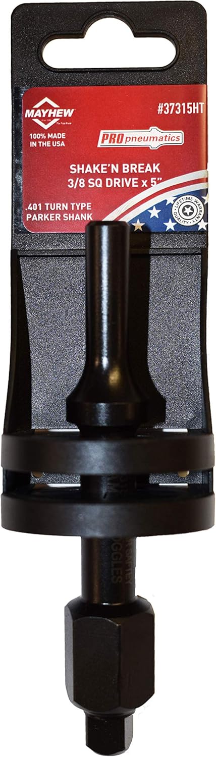 Mayhew Tools 37315HT Pneumatic Bolt Breaker, 3/8-Inch, Hang Tagged , Black...