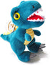 Plush Dinosaur Stuffed Animals Tyrannosaurus Rex Keychains Ornaments Pendant Key Ring Blue...