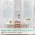rabbitgoo Window Privacy Film, Frosted Glass Privacy Window Film, No Glue Glass Door Film Static Cling, Sun Blocking Non Adhesive Window Vinyl Cli...