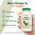 OmegaVia Vegan Omega 3 Supplement, 60 Softgels, Algae Omega 3 Fish Oil Alternative, 300mg Vegan DHA Omega-3 Fatty Acids, Plant Based, Planet and O...