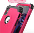 IDweel for iPhone Xs Max Case with Tempered Glass Screen Protector, 3 in 1 Shock Absorption Heavy Duty Protection Hard PC Cover Soft Silicone Bump...