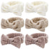 WHAVEL 6 Pack Spa Headband Makeup Headband for Washing Face, Skincare Headbands Face Wash Headband Microfiber Bow Headbands Facial Headband Fluffy...
