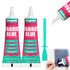 Fabric Glue, Permanent Clear Washable Clothing Glue for All Fabrics, Cotton, Flannel, Denim, Polyester, Doll Repair, 24 Hours Dry and Waterproof. ...