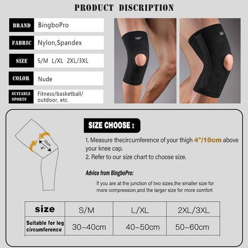 Professional Knee Brace Knee Stabilizer,Compression Knee Sleeve For Men Women, Knee Support Brace for Knee Pain Relief, Fast Recovery,Meniscus Tea...