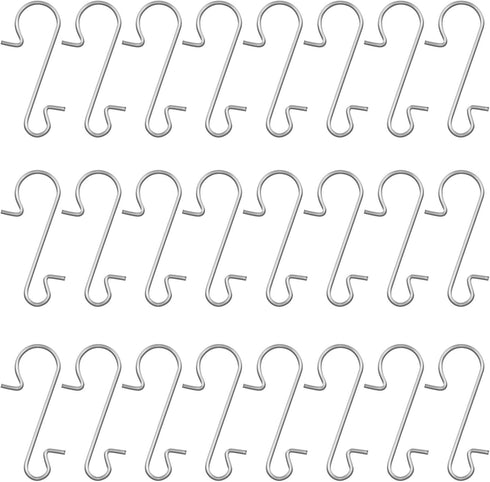 Naler Ornament Hooks Stainless Steel S-shaped Hangers for Party Decorations 120 Pack...