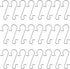 Naler Ornament Hooks Stainless Steel S-shaped Hangers for Party Decorations 120 Pack...