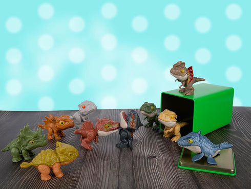 Biting Fingers Dinosaurs Puppets, Jurassic World Dinosaur Toys, Dinosaurs Action Figures Collectibles for 3 4 5 6 7 8 Boys Kids...