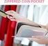TENDYCOCO Sparking Cell Pouch Wallet Clutch Carteras Pu Women Female Coin Leather Long Wallets Credit Rainbow Portfel Shining Silver Zipper Hologr...