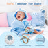 Baby Teething Toy, High Chair Suction Cup Toys for Infant Toddlers 0-6M, Food Grade Silicone Teether, Educational Parent-Child Baby Toys, Montesso...