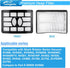 Leadaybetter Filter Replacement for Shark Rotator Pro Lift-Away NV500, NV501, NV502, NV505, NV552, NV642, UV560, ZU780, ZU782, ZU785. Compare to P...