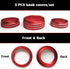 Auovo Anti-Dust Mats and Trims for Charger Accessories 2015-2023 6PCS Car Cup Holder Coasters Insert Center Console and 3 PCS Aluminum Alloy Air C...