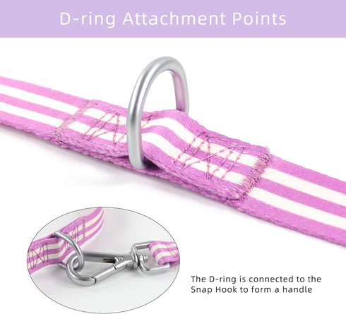 Striped Puppy Dog Leash Personalize Double Leash for Two Dogs for Dog Training Easy Cute Hands Free Leash Dog Leash for Small Dogs Leash for Mediu...