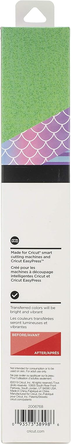 Cricut Infusible Ink Transfer Sheets -4 Sheets 12" x 12" - Mermaid Pattern - for Cricut EasyPress, Maker, Explore Air 2...