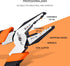 Linemans Pliers, 9-inch Linesman Combination Pliers Cutting Pliers with TPR Handle for Cutting Crimping Function, Screw Gripping Remover Pliers Ha...
