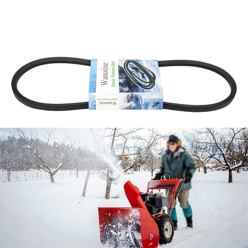 585416MA Auger Drive Belt for Murray 24'' 27'' 29'' 30'' 33'' Dual Stage Snowthrower & Craftsman 2-Stage Snowblower Belt 585416, 585416MA (1/2" x ...