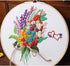 Konrisa Stamped Embroidery Kit with Pattern Floral DIY Sewing Cross Stitch Kits for Adult Flowers Plants Embroidery Starter Kit with Embroidery Fl...
