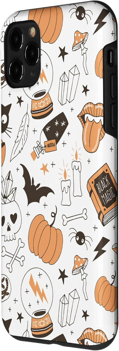 iPhone 11 Pro Vintage Witchy Magical Spiritual Crystals For Halloween 2023 Case...
