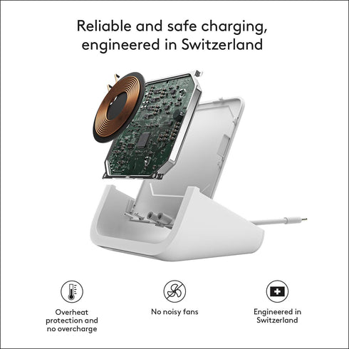 Logitech Powered Wireless Charging Stand for iPhone 8, 8 Plus, X, XS, XS Max and XR...