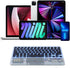 Ultra-Slim Bluetooth Keyboard 7 Colors Backlit Portable Mini Wireless Keyboard Rechargeable for Apple iPad iPhone Samsung Tablet Phone Smartphone ...