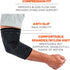 Ergodyne - 16593 ProFlex 651 Elbow Compression Sleeve, Brace Support for Men and Women Black Medium...