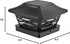 Davinci Lighting Renaissance Solar Outdoor Post Cap Lights - Includes Bases for 4x4 5x5 6x6 Posts - Bright LED Light - Slate Black (1 Pack)...