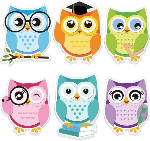 6 Pack Owl Sticky Notes Owl Shaped Notepads Cute Notepads Things to Do Notepad Owl Party Favors for Kids Teacher Classroom Office Gifts Decor Supp...