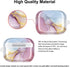JIAXIUFEN Compatible with AirPods Pro Case Cover Gold Sparkle Glitter Marble Design Cute Full Protective Silicone TPU Skin Accessories for Women G...
