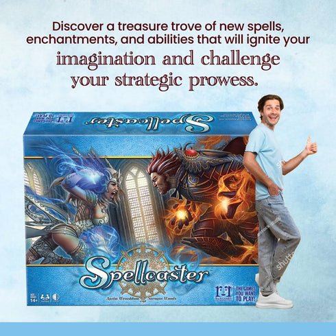 R&R Games Spellcaster, 2014 Game Expansion, 4 New Additional Playing Cards, Card Game for Adults and Kids, Games for Family Night...