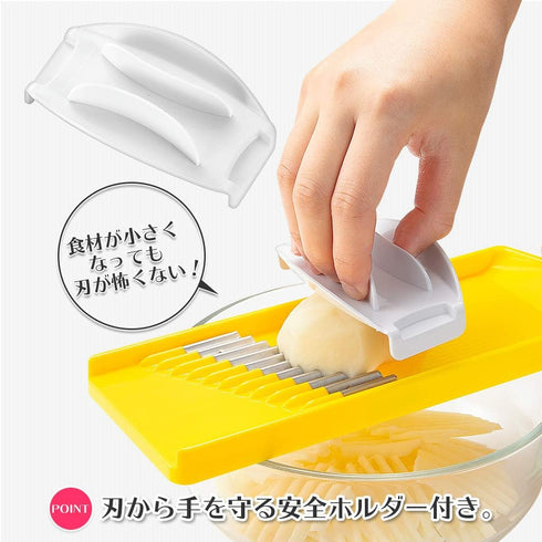 Shimomura Kogyo FV-636 Full Veggie Namami Waffle Slicer, Made in Japan (Tsubamesanjo, Niigata)...