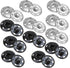 JOSDIOX Large Snaps for Sewing Big Sew on Snap Large Buttons 12 Sets Big Metal Snap Fastener Buttons Press Button for Sewing Clothing Silvery and ...